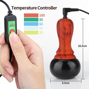 Hot Stone Electric Gua Sha Massager Relax Muscles Skin Lift raschiando i prodotti per il massaggio del viso del collo della schiena - Product Image 4