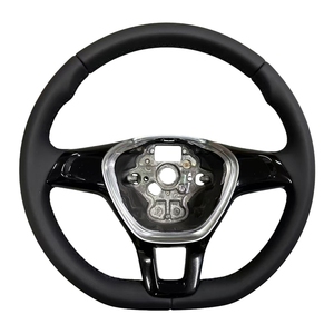 Volant en cuir de haute qualité pour Volkswagen CC VW <span class=keywords><strong>Golf</strong></span> 6 <span class=keywords><strong>Golf</strong></span> 7 R MK6 MK7 MK7.5 Tiguan Passat GTl volant de voiture - Product Image 6