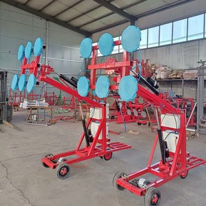 Lève-vitre électrique à 8 ventouses, hauteur de levage 1000 mm, portée 5000 mm, alimentation CA, pour la manutention du verre et de la pierre - Product Image 1