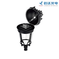 Luminaires de jardin classiques XINDECO SG9, style cour, éclairage LED vintage extérieur, IP66, alliage d'aluminium