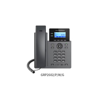 Téléphone IP WiFi GrandStream GRP2602W avec lignes SIP, double bande 2.4G/5G, 4 SIP, conférence 5 voies, Linux VoIP, haut-parleur HD, téléphone de bureau