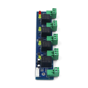 Panneau de commande d'alarme incendie CR500 4 zones, module de liaison professionnel pour la protection incendie, carte d'extension de liaison d'alarme incendie - Product Image 5