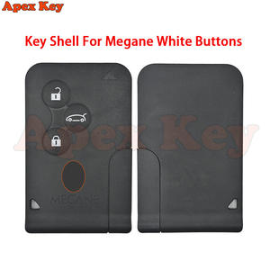 Étui pour carte intelligente à 4 boutons pour Clio Logan Megane 2 3 Koleos Scenic, matériau ABS, noir, coque de clé de voiture avec petite clé - Product Image 3