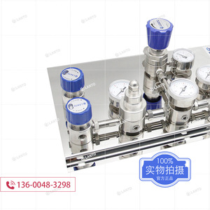 Colector de Gas de Doble Etapa de Acero Inoxidable LANTO 0-2.5MPa, Sistema de Suministro de Gas para Laboratorio - Product Image 3