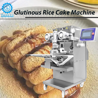 Nouvelle machine automatique LongYu pour la fabrication de gâteaux de maïs et de riz, écran tactile, acier inoxydable 304, 20-80 pièces/min, 220V, équipement pour usine alimentaire