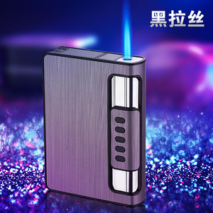 2025 Bán Buôn Kim Loại Cầm Tay Nhựa Điện Tử Không Thấm Nước Vàng Tùy Chỉnh Thuốc Lá Trường Hợp Hộp Với USB Nhẹ Hơn - Product Image 3