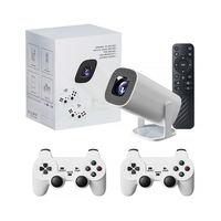 Projecteur de jeu préféré du client JUNUO avec prix d'usine à vendre Mini projecteur familial Wifi avec contrôleur de jeu cadeau pour les enfants