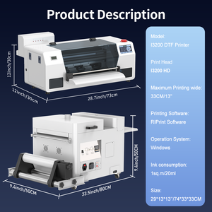 I3200 Head A3 DTF Printer High Speed Printing with Automatic Shaker Package Complete System for Fast Direct to Film Transfer - Product Image 2