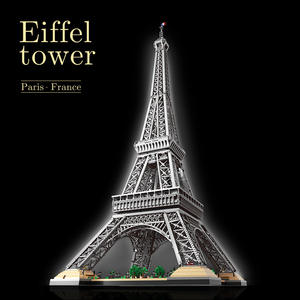 Bloques de Construcción de la Torre Eiffel, <span class=keywords><strong>Compatibles</strong></span>, 10001 Piezas, Modelo Alto 10307, Plástico ABS, Arquitectura de París, Regalo de Cumpleaños para Niños - Product Image 6