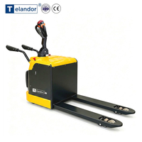Transpalette électrique autoporté 2,5T avec levage de 200 mm pour le chargement de matériaux