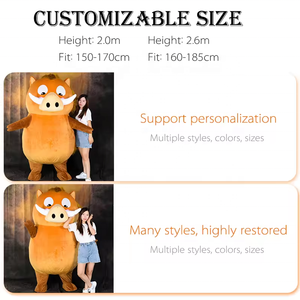 Efun Mascottes gonflables d'animaux pour adultes de <span class=keywords><strong>sanglier</strong></span> Mascotte personnalisée Costumes de cochon Costume de mascotte de <span class=keywords><strong>sanglier</strong></span> pour adulte pour la performance de l'événement - Product Image 4