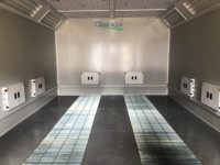 Cabine de peinture automatique personnalisée CE avec gaz naturel ou chauffage diesel cabine de pulvérisation de voiture