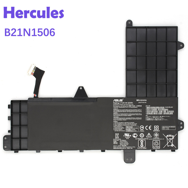 High Quality Original Laptop Battery B21N1506 0B200-01430600 0B200-01430700 for ASUS EeeBook E502M Notebook Backup Battery