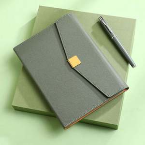 Customized PU <b>Leather</b> <b>Cover</b> Diary Business Loose-leaf <b>A5</b> Journal Binder <b>Notebook</b> Planner - Product Image 4