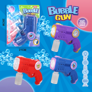 New 20 lỗ ánh sáng-up nhựa Súng Bong Bóng đồ chơi tùy chỉnh máy điện với 4 AA pin tự động sử dụng ngoài trời cho trẻ em - Product Image 2