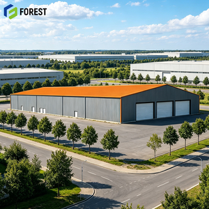 Almacén de Estructura de Acero Pre-fabricada de Alta Resistencia, Instalación de Almacenamiento Comercial Modular Aislada y de Uso Pesado - Product Image 1