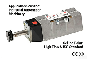 Válvula solenoide ISO Star SXE9574-A81-00K ISO 2, 5/2, piloto solenoide / retorno por resorte - Product Image 2