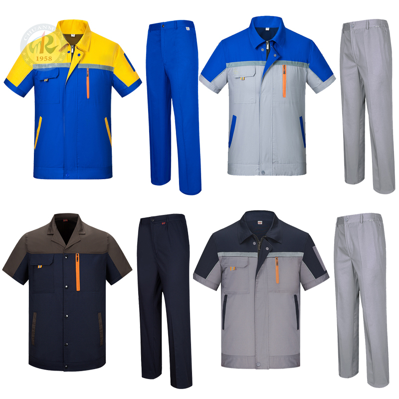 Wholesale Breathable Cotton Workwear Safety Uniform