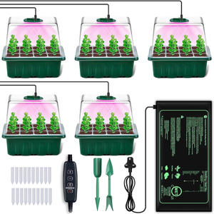 Wholesale Intelligent Controller Small Indoor Greenhouse with <strong>Grow</strong> Lights <strong>Grow</strong> Light <strong>Kit</strong> <strong>Grow</strong> Lights with Heat Mat - Product Image 1