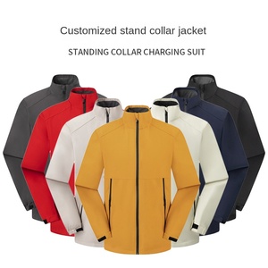 Aoyema personalizzato uomo e <span class=keywords><strong>donna</strong></span> Anti-statico con colletto verticale sottile antivento <span class=keywords><strong>impermeabile</strong></span> ventilato Outdoor giacca da trekking - Product Image 3
