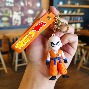 Porte-clés Dragon Ball, pendentif clé dessin animé Tortue Fée, en plastique souple, petit, anime, vente en gros, pour voiture - Product Image 6