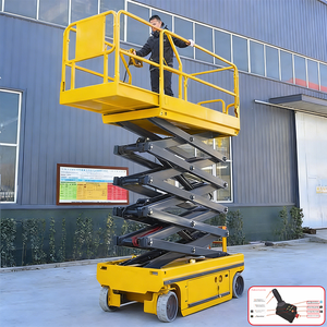 Hydraulische schaarhoogwerker 8M-16M Elektrisch 220V/380V Aanhangerbaar Draagbaar Hoogwerkerplatform Rong Yu GTJZ0608 80-1000kg Draagvermogen - Product Image 1