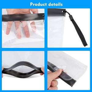 Sac cosmétique transparent sans plastique avec fermeture éclair, étanche, pour articles de toilette et conservation des aliments surgelés, fabriqué à Dongguan <span class=keywords><strong>Fenggang</strong></span> - Product Image 4