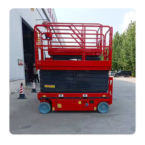 Tự hành Scissor Lift xi lanh thủy lực Cargo Lift 6 M 8 M nền tảng vận chuyển hàng hóa thang máy cho trên không - Product Image 6