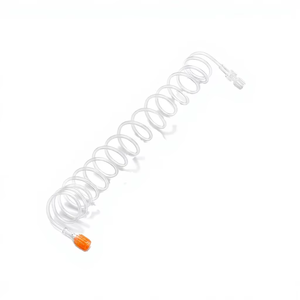 Tuyau d'extension médical spiralé, ligne d'injection en spirale pour <span class=keywords><strong>CT</strong></span>, IRM et <span class=keywords><strong>angiographie</strong></span> - Product Image 1