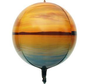 Ballon en film d'aluminium imprimé 3D 4D de 22 pouces, thème univers, étoiles et Terre, décoration de fête sur le thème de l'espace - Product Image 3