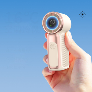 Meilleures ventes : Mini ventilateur portable rechargeable USB, durable, avec affichage numérique, pour voiture et usage manuel - Product Image 3