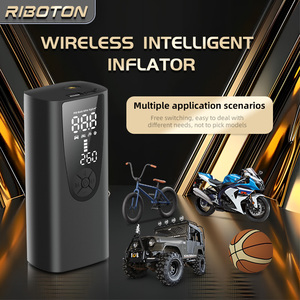 Bomba de Ar Elétrica Portátil Sem Fio para Carro com Bateria Recarregável, Inflador Digital para Pneus de Bicicleta - Product Image 5