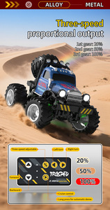 Intelligentes Programmierbares 4-Kanal RC Metall 1:64 Maßstab Hochgeschwindigkeits-Elektroauto-Spielzeug mit Automatischer Rückkehr & Hindernisvermeidung - Product Image 4