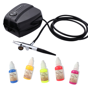 Kit en cuivre haute performance Compresseur électrique silencieux pour la peinture de maquettes, <span class=keywords><strong>l</strong></span>'art des ongles, le detailing, le travail de nuancement de précision - Product Image 3