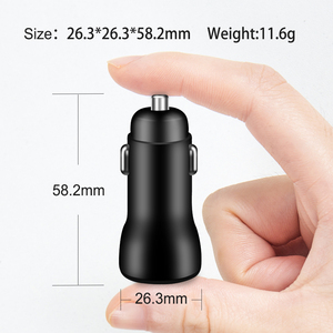 ที่ชาร์จในรถยนต์แบบใหม่ ดีไซน์ทันสมัย 45w ช่องเสียบ USB คู่ รองรับ Qc3.0 และ Pd 48w Type C ชาร์จเร็วสำหรับรถยนต์ - Product Image 5