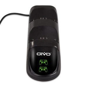 SYY kablosuz oyun Joystick şarj doku denetleyici USB çift şarj standı <span class=keywords><strong>PS4</strong></span> ince Pro oyun aksesuarları için - Product Image 3