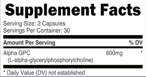 Cápsulas de Suplementos Naturales Nootrópicos con Certificación GMP, Precio de Fábrica, Alpha GPC, Potenciador Cerebral, para la Salud, la Memoria, el Enfoque y el Sueño en Adultos - Product Image 6