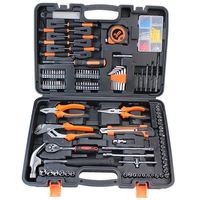 Ensemble d'outils à main multifonctionnels, kit de réparation domestique polyvalent avec étui de transport pour l'assemblage et la réparation de meubles