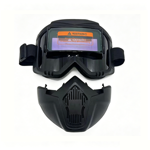 Automatic Head-Mounted Welding Mask with Light-Changing &amp; Anti-Glare Features Detachable Welding <strong>Face</strong> <strong>Shield</strong> - Product Image 5