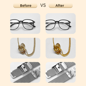 45KHz電動超音波メガネ＆ジュエリークリーナー、Type-Cミニマシン、340mlタンク容量、家庭用 - Product Image 3