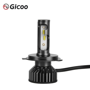 Phare LED Gicoo F2 H7 9005 H1 H8 H9 H11 HB3 HB4 H4 pour voiture, ampoule avant puissante 6000K 60W 12000LM, feu antibrouillard turbo - Product Image 3