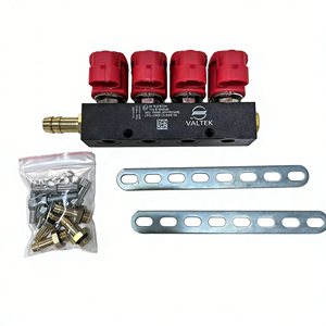 Kit de Inyectores Common Rail Automotrices VALTEK Tipo CNG/<span class=keywords><strong>GLP</strong></span> - Compatible con Motores de Gasolina, Piezas del Sistema de Combustible, 4 Cilindros - Product Image 1