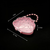 Boîte à perles DIY pour filles FANG YUAN, très vendue |   Étui portable en plastique PS en forme de coquille avec une capacité de 0 à 1 L pour cosmétiques et bijoux