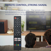 SHWRMC0137N SHW/RMC/0137N Control remoto IR de repuesto para Sharp Smart TV 24FH2EA 32FH2EW 32FH2KA 32FH8EA 40FH2EL 55FN1EA