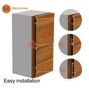 Chất lượng cao nhôm bên ngoài bức tường Ốp hiện đại kiến trúc mặt tiền hệ thống - Product Image 5