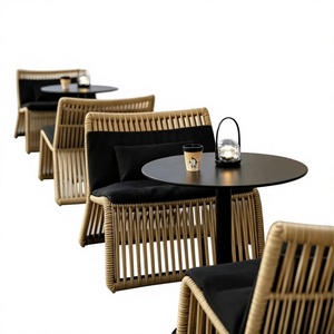 Mesas y Sillas <span class=keywords><strong>de</strong></span> Exterior Resistentes al Viento Estilo Influencer para Patios, Jardines, Cafeterías, Bares, Tiendas <span class=keywords><strong>de</strong></span> Té con Leche y Locales <span class=keywords><strong>de</strong></span> Bebidas - Product Image 1