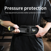 Ceintures de Levage Professionnelles pour Gymnastique Ceinture de Musculation Ajustable en EVA Soutien Dorsal pour Hommes
