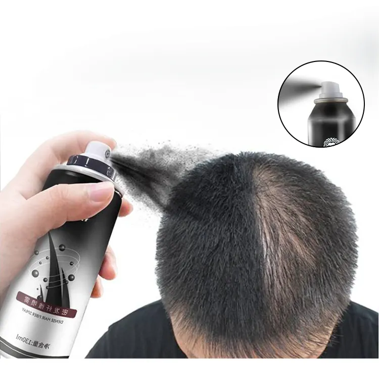 Best Hair Building Fibers Dense Spray No Smell For Hair Loss Treatment Fiber Spray With Seal And Control Hair Thickening Spray