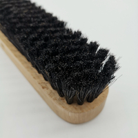 Brosse à tapis Master D71030-1 en crin de cheval naturel Brosse à détailler automobile pour le lavage intérieur et extérieur