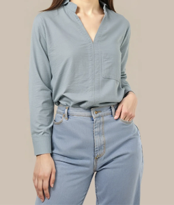 Camisa para mujer, fabricante de ropa OEM ODM de Vietnam, ropa de mujer, etiqueta personalizada, tela personalizada, ropa al por mayor - Product Image 4
